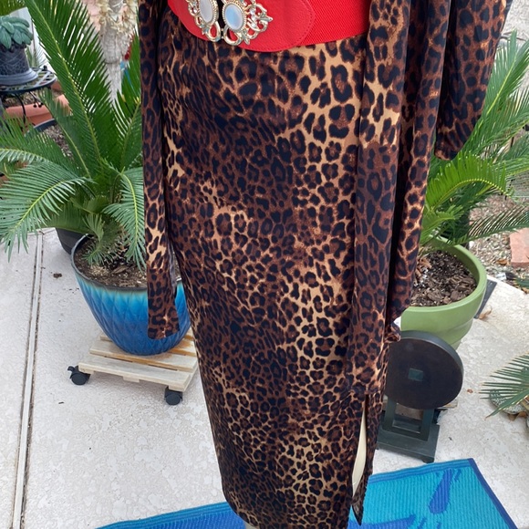 🤎🤎IMAN ANIMAL PRINT MAXI SKIRT🤎🤎 - Picture 2 of 4